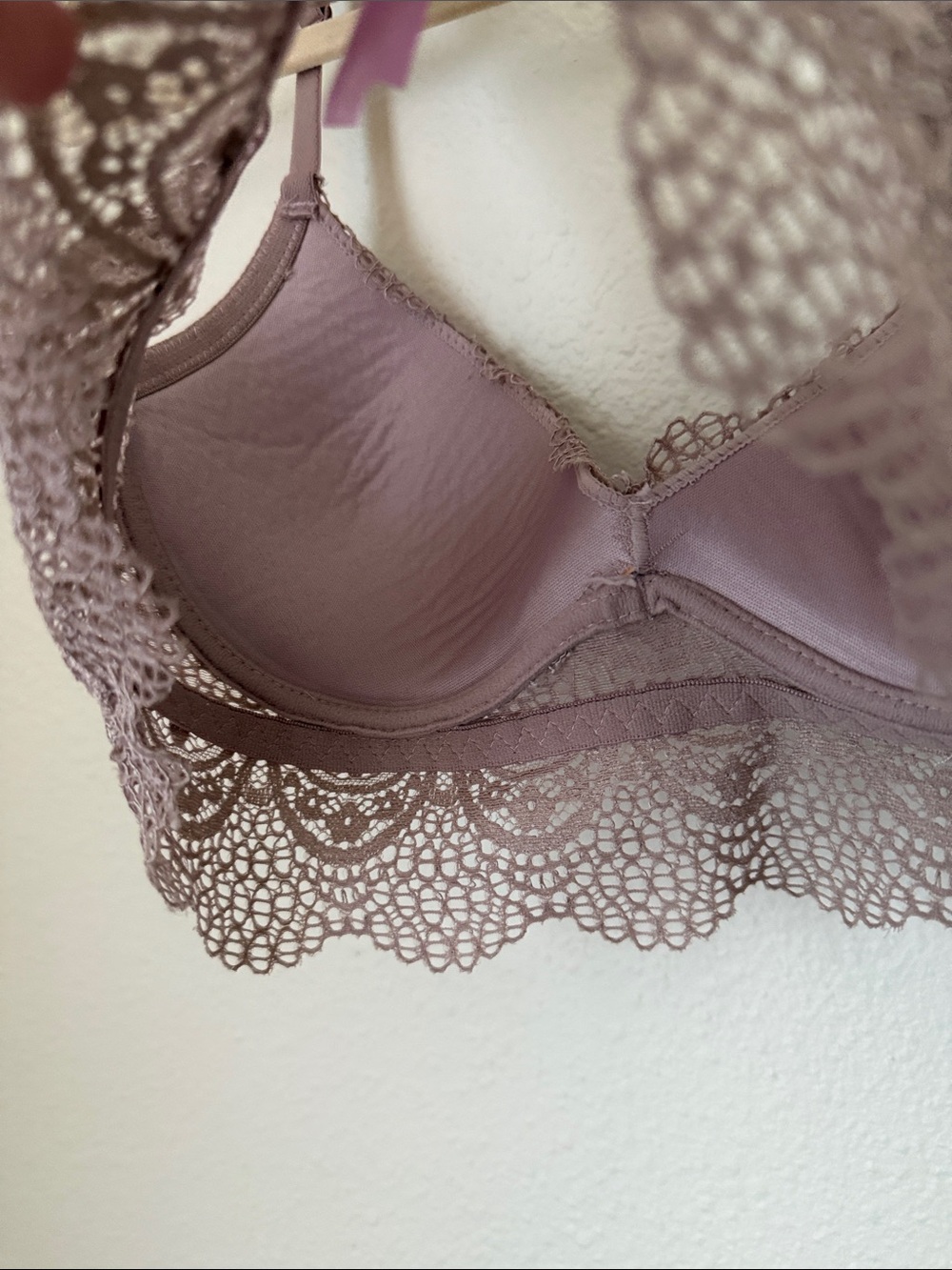 T Taupe Lacy Bra - Picture 6 of 6